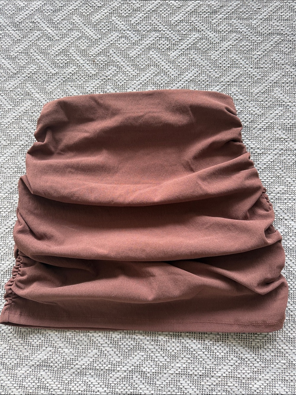 Zara Ruched Top in Brown